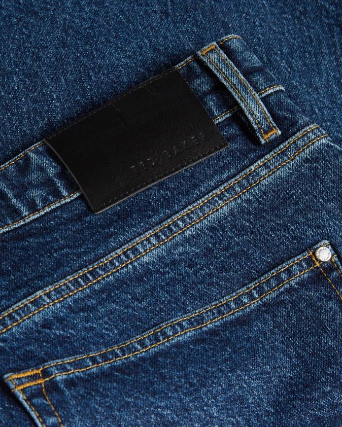 apģērbs Ted Baker dutson džinsa šorti zils vīriešiem 26TV1729