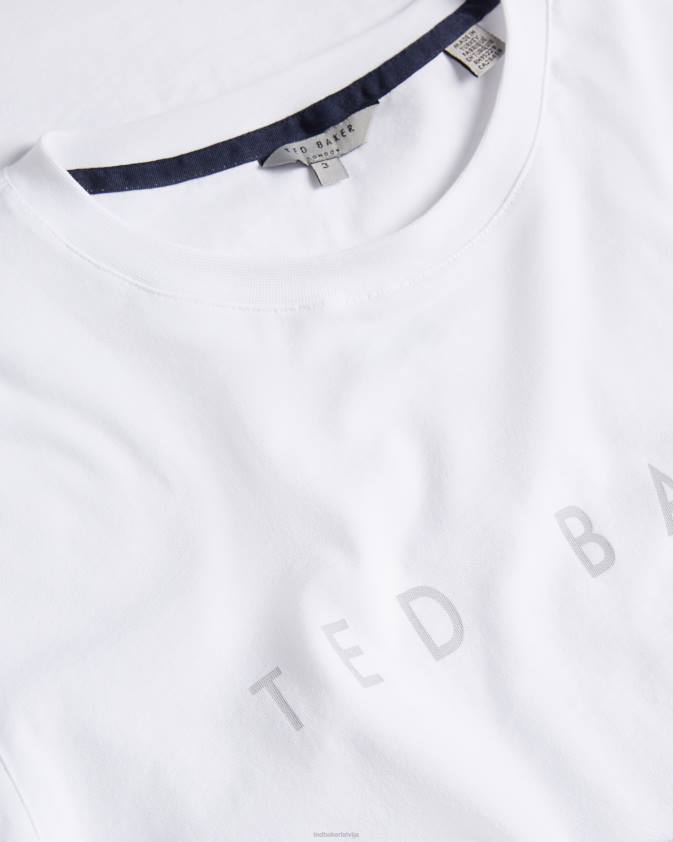 apģērbs Ted Baker broni ss firmas t-krekls balts vīriešiem 26TV1633