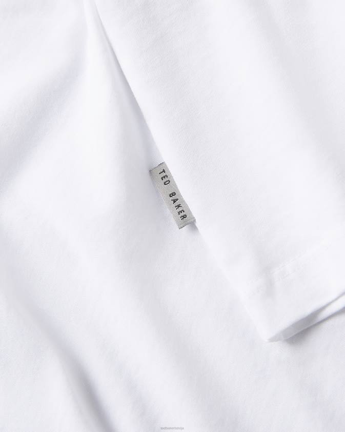 apģērbs Ted Baker broni ss firmas t-krekls balts vīriešiem 26TV1633