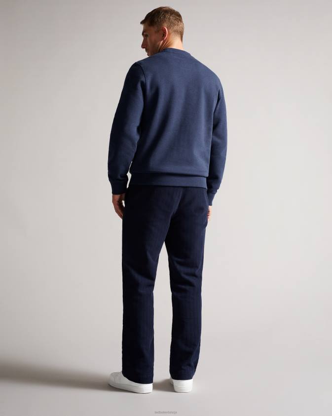 apģērbs Ted Baker welloe ls varsity t džemperis flote vīriešiem 26TV1661