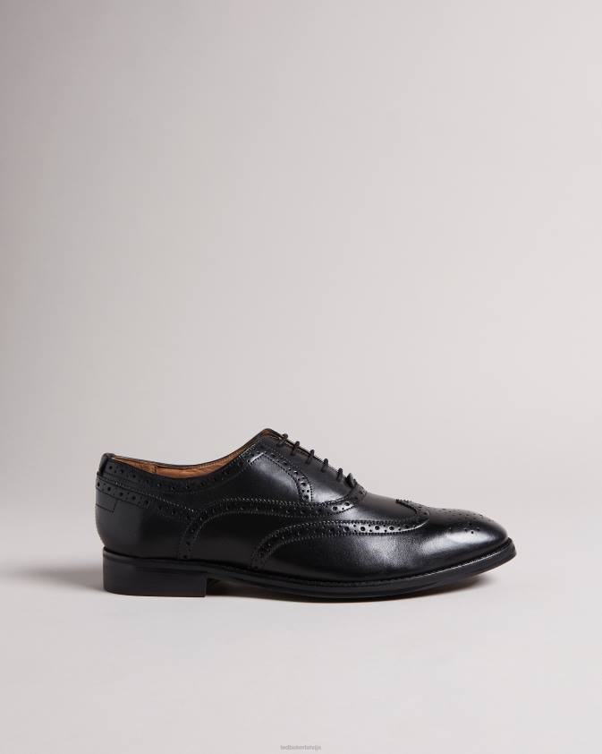 kurpes Ted Baker amaiss formālas ādas brogue kurpes melns vīriešiem 26TV1857