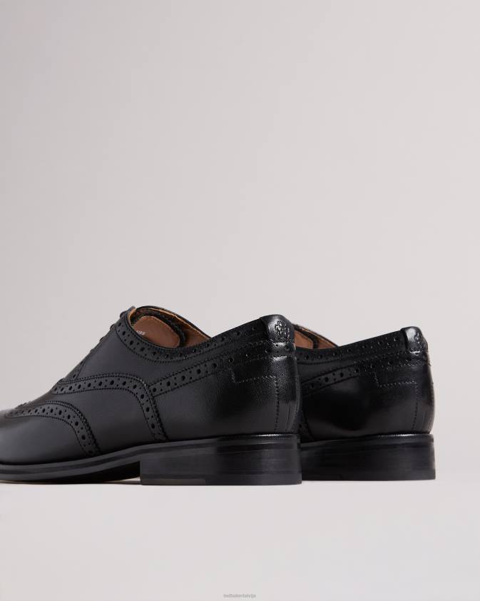 kurpes Ted Baker amaiss formālas ādas brogue kurpes melns vīriešiem 26TV1857