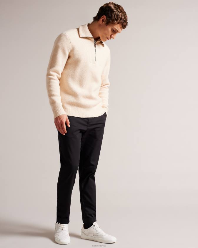 kurpes Ted Baker dentton pulētas ādas hibrīda brogas dabisks vīriešiem 26TV1855