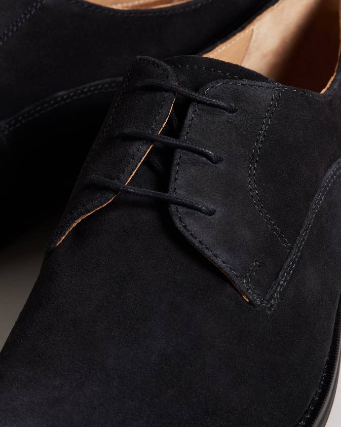 kurpes Ted Baker kamtenn formālās zamšādas derbija apavi melns vīriešiem 26TV1868