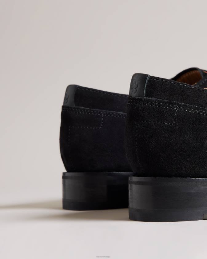 kurpes Ted Baker kamtenn formālās zamšādas derbija apavi melns vīriešiem 26TV1868