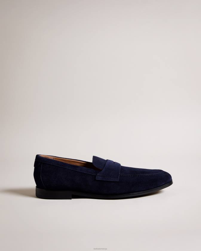 kurpes Ted Baker adlerrs zamšādas seglu loafers flote vīriešiem 26TV1840