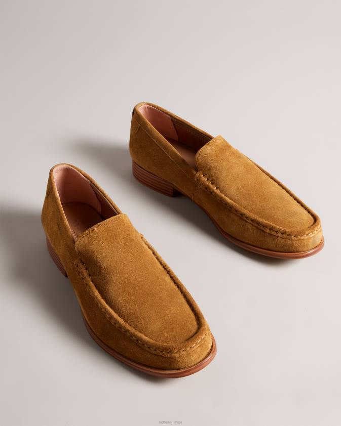 kurpes Ted Baker labis zamšādas formālie loafers iedegums vīriešiem 26TV1881