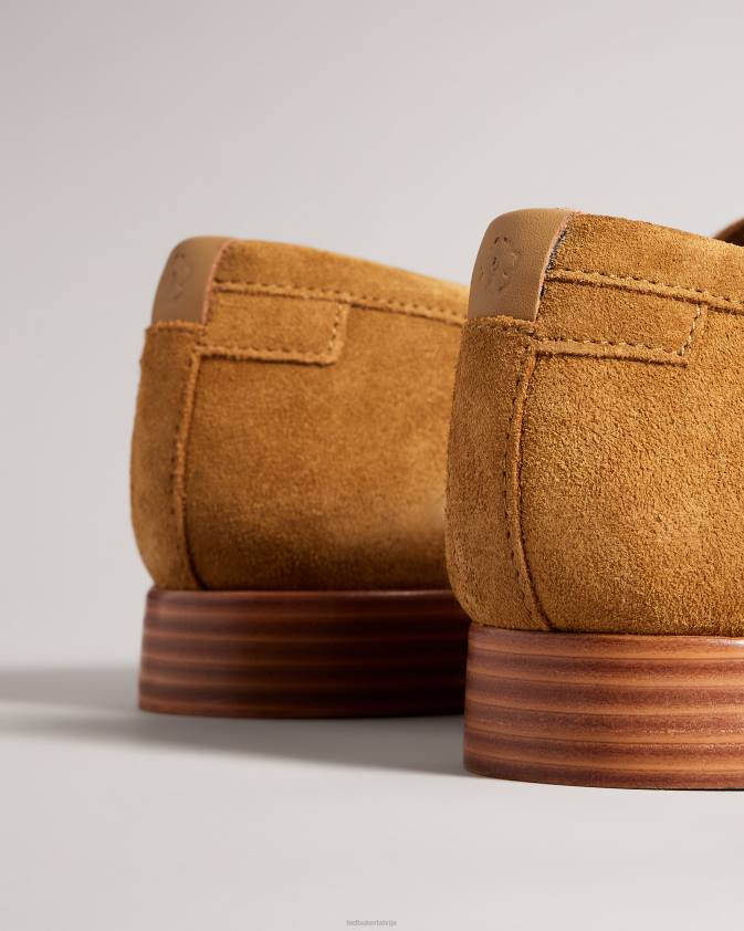 kurpes Ted Baker labis zamšādas formālie loafers iedegums vīriešiem 26TV1881