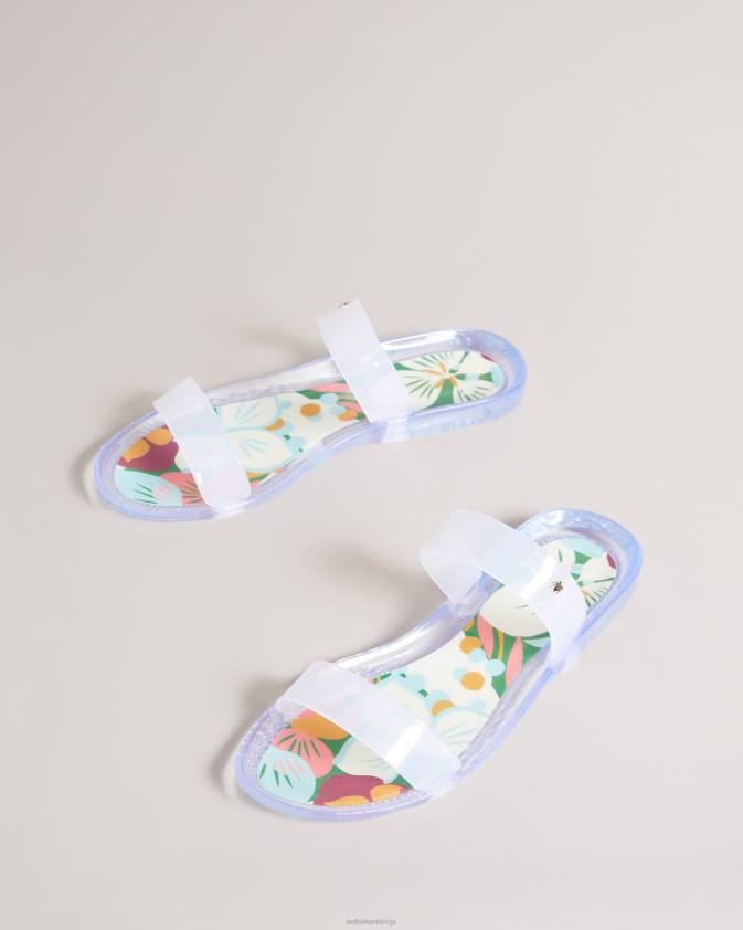 kurpes Ted Baker juleeyy sunburst divu siksnu želejas flip flop smaragds vīriešiem 26TV934