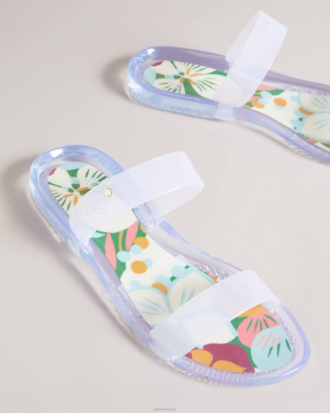 kurpes Ted Baker juleeyy sunburst divu siksnu želejas flip flop smaragds vīriešiem 26TV934