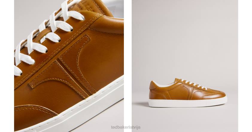 kurpes Ted Baker Robertt retro ādas trenažieri iedegums vīriešiem 26TV2075