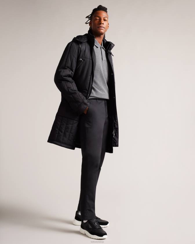 kurpes Ted Baker cecyle ādas trenažieri melns vīriešiem 26TV1869