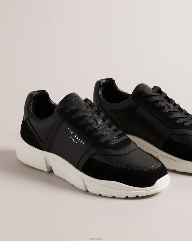 kurpes Ted Baker cecyle ādas trenažieri melns vīriešiem 26TV1869