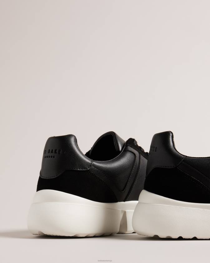 kurpes Ted Baker cecyle ādas trenažieri melns vīriešiem 26TV1869