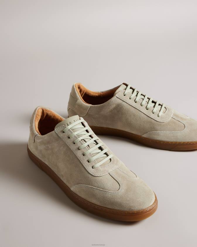 kurpes Ted Baker evrens zamšādas zemie trenažieri gaiši zaļš vīriešiem 26TV1823