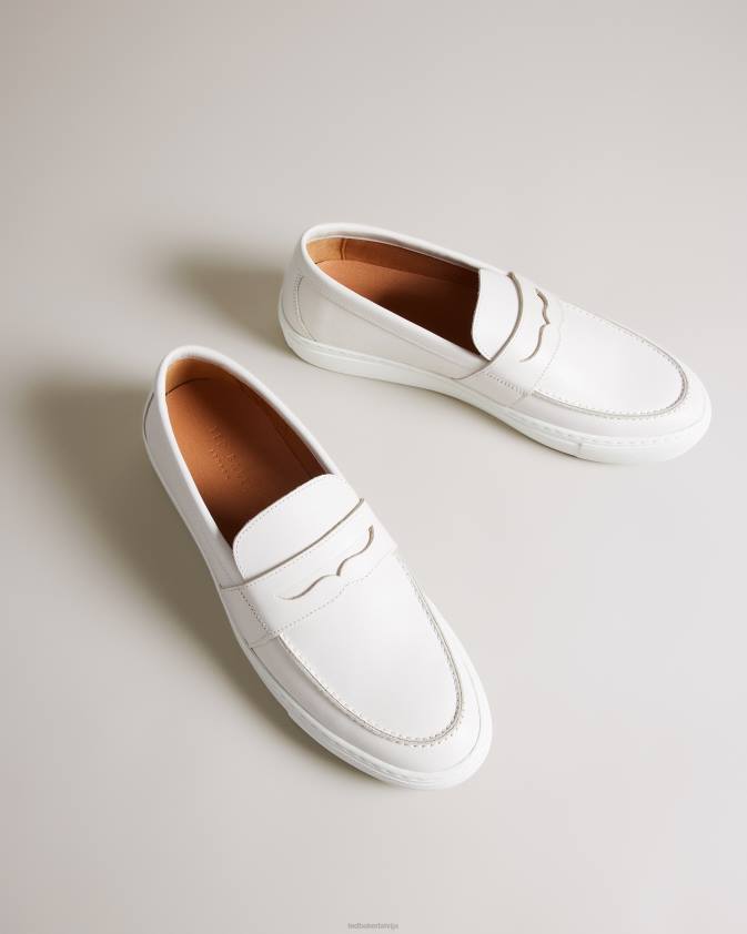 kurpes Ted Baker hecter ādas trenažieris un loafer hibrīds akmens vīriešiem 26TV1886