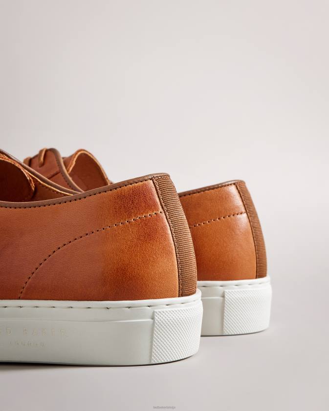 kurpes Ted Baker kantenb ādas derbija apavu un trenažieru hibrīds iedegums vīriešiem 26TV1890