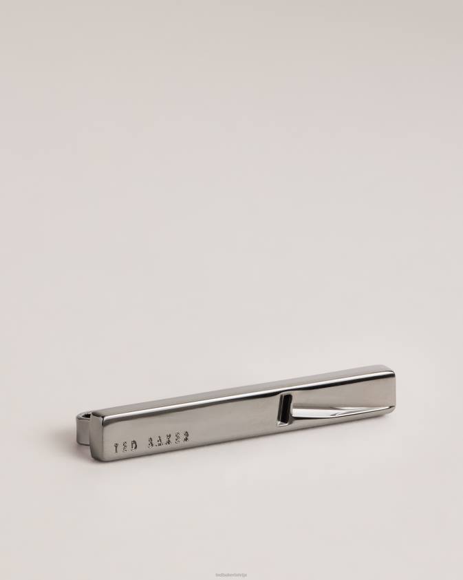 Piederumi Ted Baker klasisks metāla aproču pogu un kaklasaites piespraudes komplekts blk-gunmtl vīriešiem 26TV2020