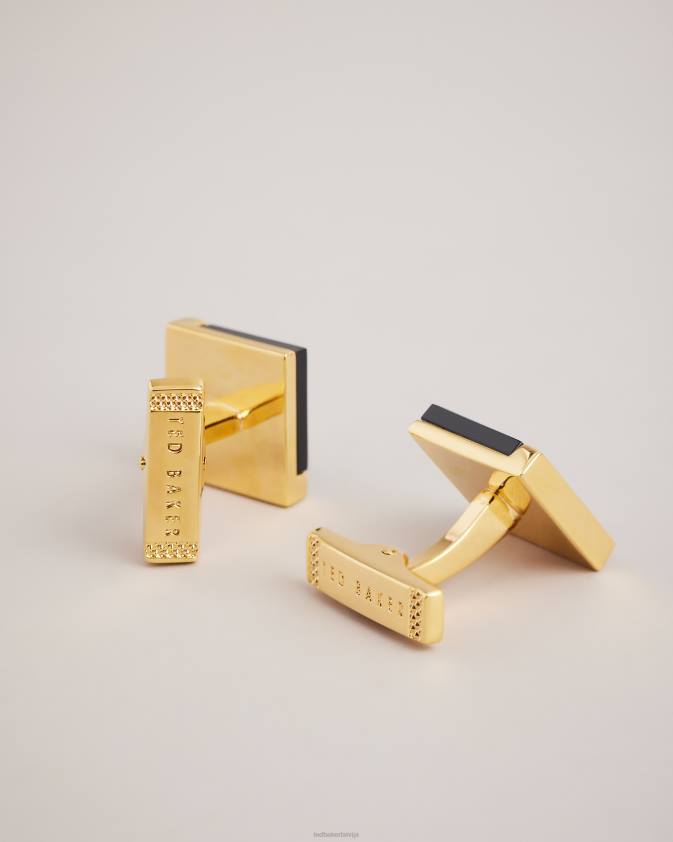 Piederumi Ted Baker resinn kvadrātveida aproču pogas zelta krāsa vīriešiem 26TV1973