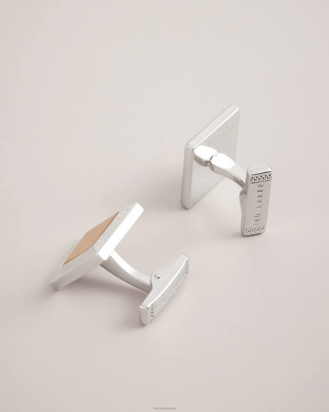 Piederumi Ted Baker vara tīģera acu aproču pogas sudraba krāsa vīriešiem 26TV2035