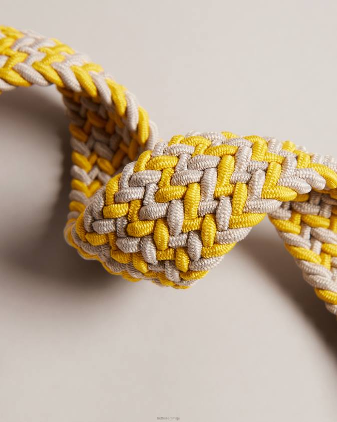 Piederumi Ted Baker Callen austa elastīga josta dzeltens vīriešiem 26TV1989