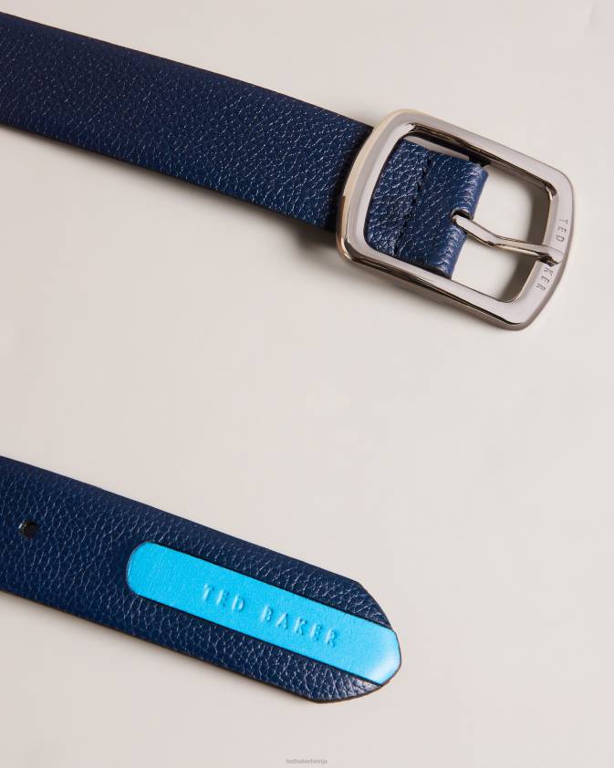 Piederumi Ted Baker Jaims kontrasta detaļas ādas josta flote vīriešiem 26TV1983
