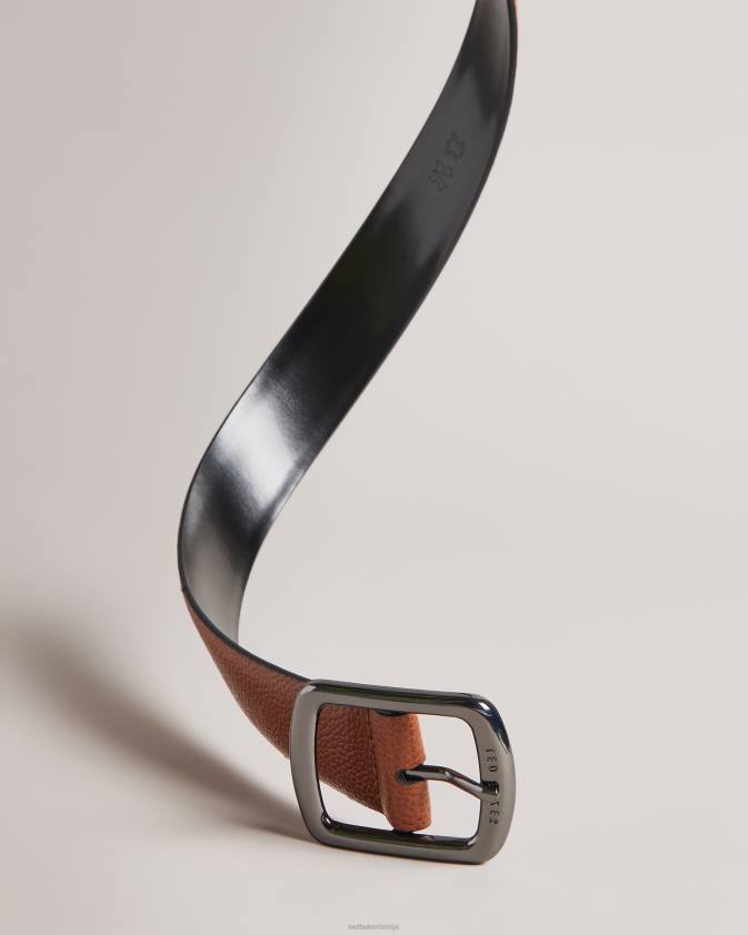 Piederumi Ted Baker Jaims kontrasta detaļas ādas josta iedegums vīriešiem 26TV2059