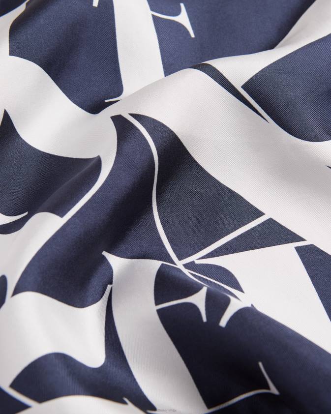 Piederumi Ted Baker karson silk izkaisīti logo kabatas kvadrāts flote vīriešiem 26TV1839