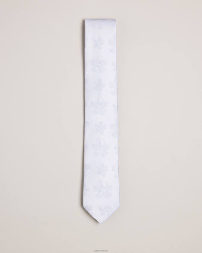 Piederumi Ted Baker berel magnolia žakarda kaklasaite zils vīriešiem 26TV2045