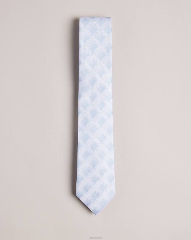 Piederumi Ted Baker herro fanu žakarda kaklasaite zils vīriešiem 26TV1877