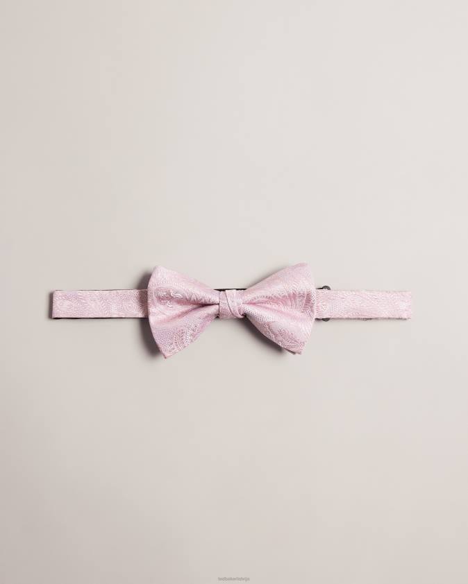 Piederumi Ted Baker mewbow Paisley tauriņš tumši rozā vīriešiem 26TV1957