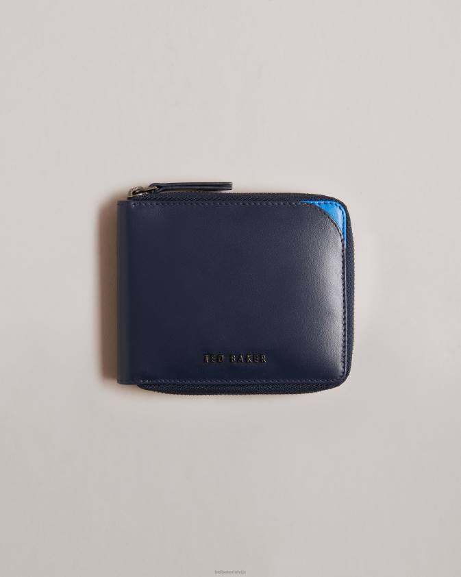 Piederumi Ted Baker finnie stūra detaļas rāvējslēdzējs ap maku flote vīriešiem 26TV1924