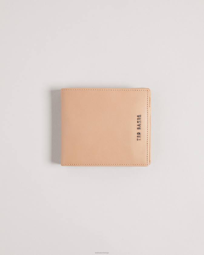 Piederumi Ted Baker salocīts ādas maks dabisks vīriešiem 26TV2076