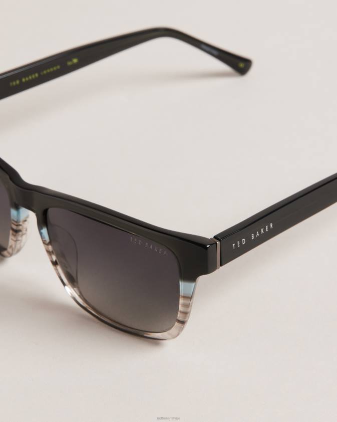 Piederumi Ted Baker grystri klasiskās ombre rāmja saulesbrilles pelēks vīriešiem 26TV2015