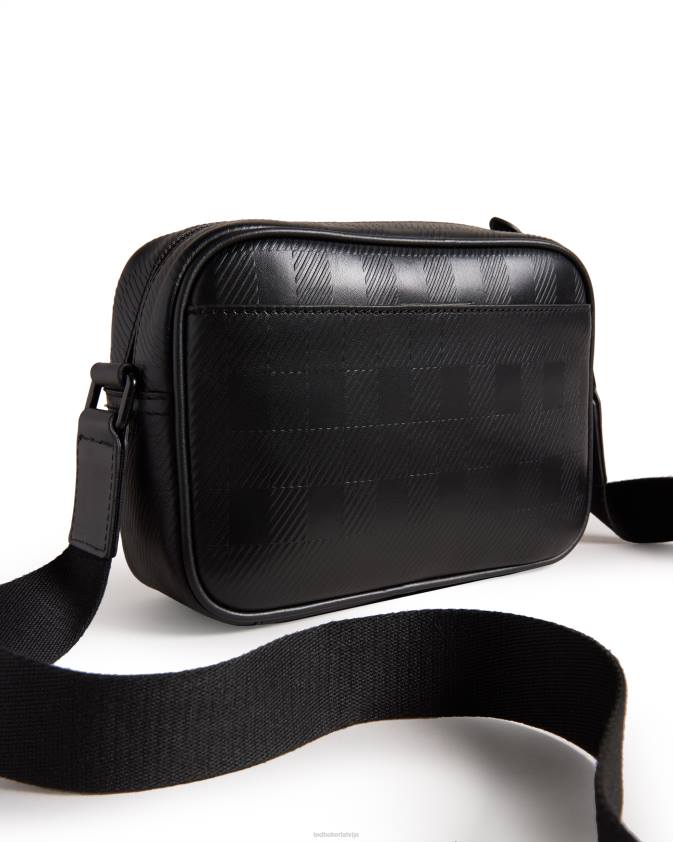 somas Ted Baker čekam mājas čeka kameras soma ar iespiedumu melns vīriešiem 26TV1736