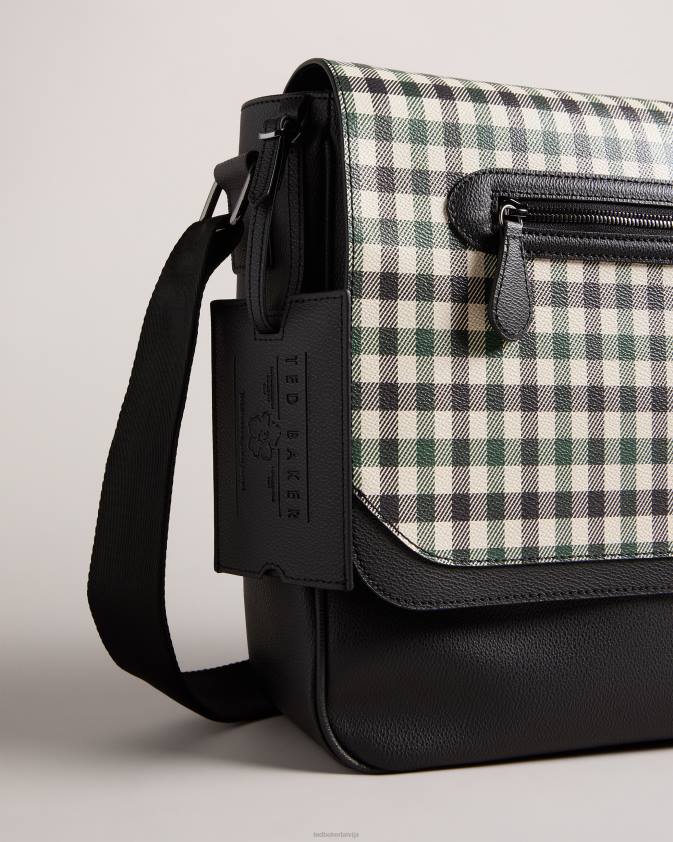 somas Ted Baker portrey house check pu kurjera soma flote vīriešiem 26TV1737