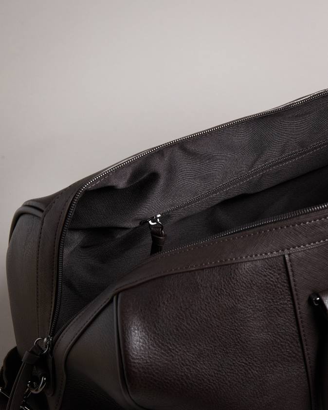 somas Ted Baker evyday svītrains pu holdall brn-choc vīriešiem 26TV1769