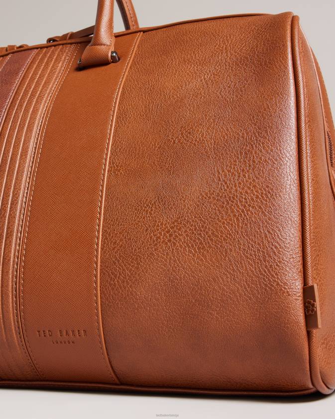 somas Ted Baker evyday svītrains pu holdall iedegums vīriešiem 26TV1751