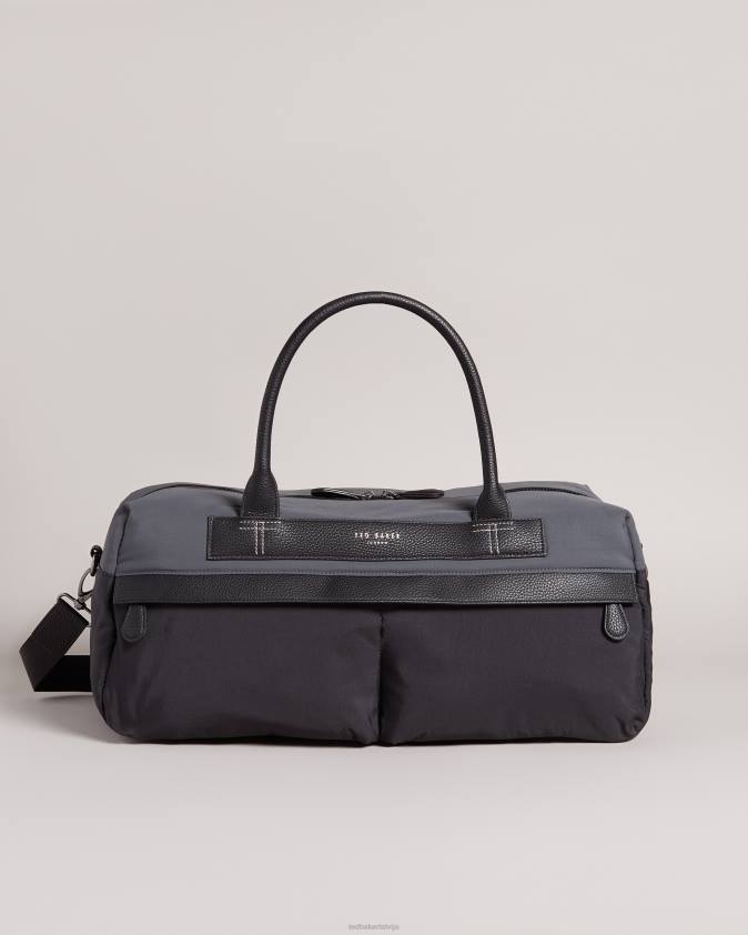 somas Ted Baker knaibles neilona holdall melns vīriešiem 26TV1787