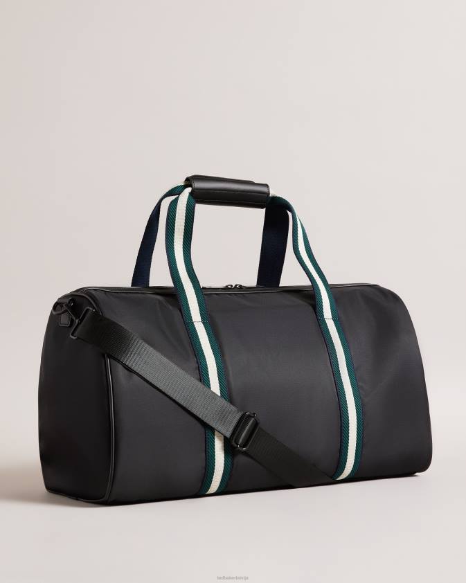 somas Ted Baker matique twill retro sport holdall melns vīriešiem 26TV1773