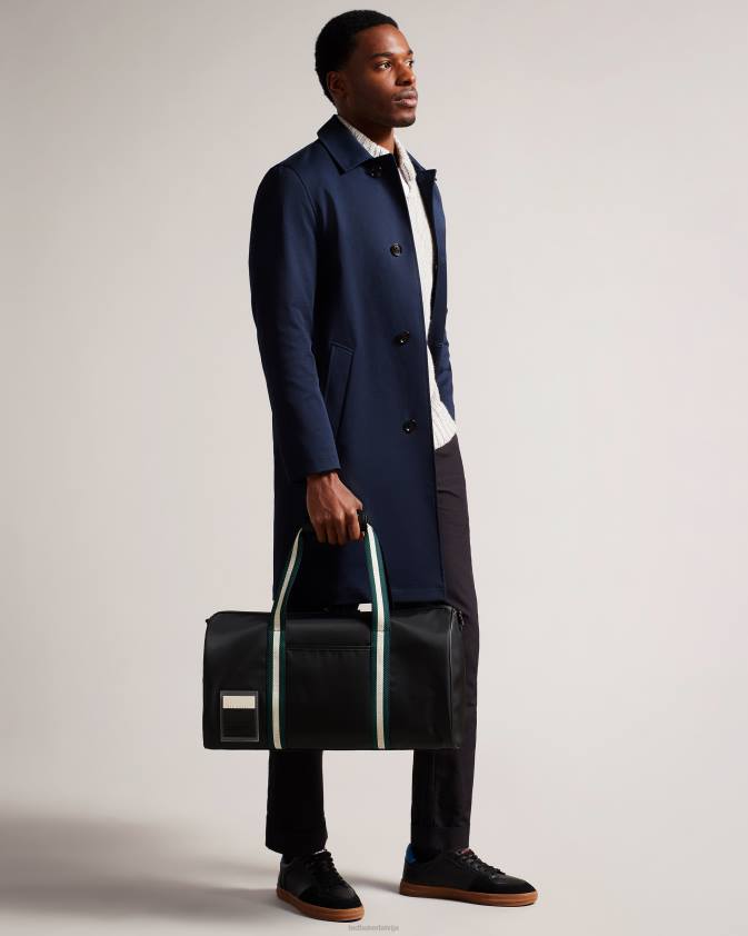 somas Ted Baker matique twill retro sport holdall melns vīriešiem 26TV1773