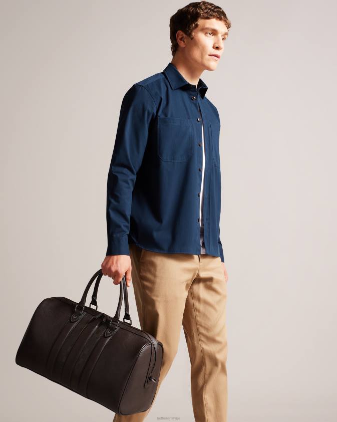 somas Ted Baker waylin house check pu holdall brūnā šokolāde vīriešiem 26TV1741